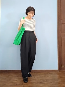 「アイテム（その他シューズ）」を使った、miomioさん（レディース・157cm）の秋コーディネート