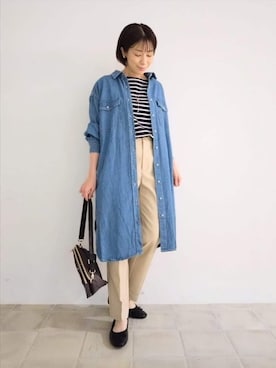 「アイテム（その他シューズ）」を使った、miomioさん（レディース・157cm）の秋コーディネート