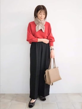 「アイテム（その他シューズ）」を使った、miomioさん（レディース・157cm）の秋コーディネート