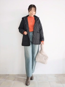 「アイテム（その他アウター）」を使った、miomioさん（レディース・157cm）の秋コーディネート