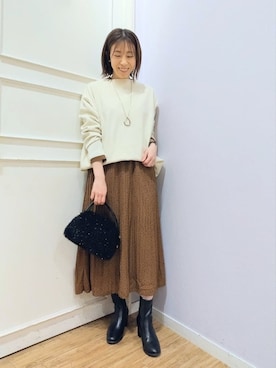 miomioさん（レディース・157cm）の冬コーディネート