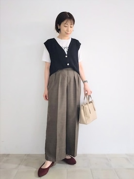 「SHOO・LA・RUE（シューラルー）のアイテム」を使った、miomioさん（レディース・157cm）の秋コーディネート