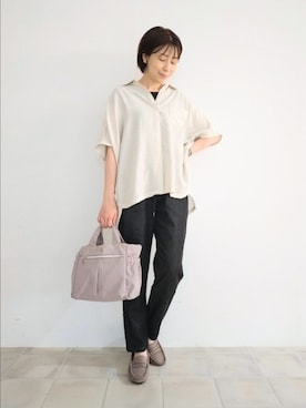 「アイテム（その他シューズ）」を使った、miomioさん（レディース・157cm）の秋コーディネート