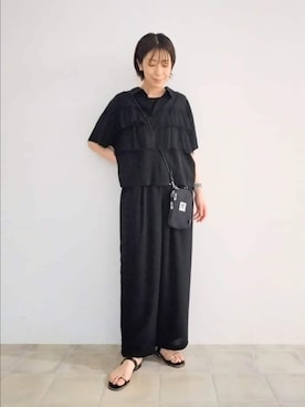 「DRESKIP（ドレスキップ）のアイテム」を使った、miomioさん（レディース・157cm）の夏コーディネート