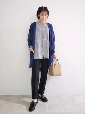 「アイテム（その他シューズ）」を使った、miomioさん（レディース・157cm）の秋コーディネート