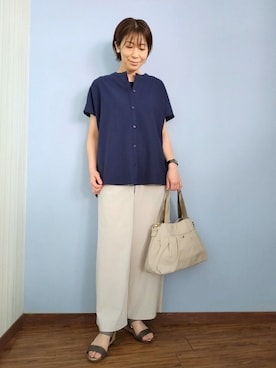 「通勤着」｜miomioさん（レディース・157cm）の夏コーディネート