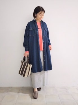 「SHOO・LA・RUE（シューラルー）のアイテム（ワンピース/ドレス）」を使った、miomioさん（レディース・157cm）の秋コーディネート