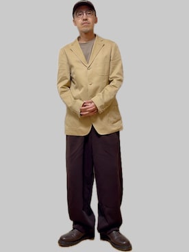 Ike The Manさん（骨格ウェーブ・メンズ・172cm）の秋コーディネート