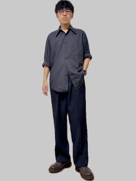 「Dr. Martens（ドクターマーチン）のアイテム」を使った、Ike The Manさん（メンズ・172cm）の夏コーディネート