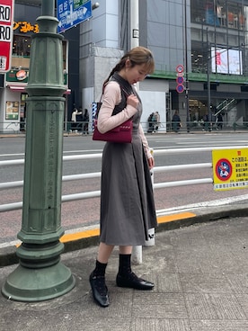 「tinajojun」｜shi☻nさん（レディース・156cm）の冬コーディネート
