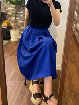 差し色 青 の人気ファッションコーディネート Wear