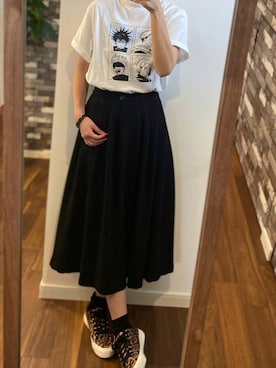 「Honeys（ハニーズ）のアイテム」を使った、Misakiさん（レディース・162cm）の夏コーディネート