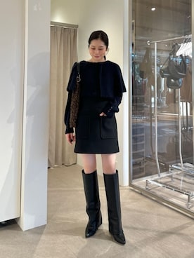 「スカートコーデ」｜taniai_hさん（レディース・162cm）の冬コーディネート