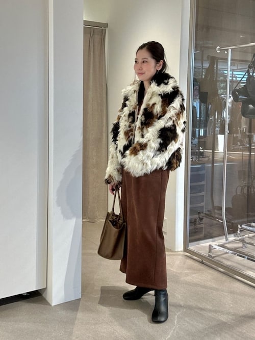 セール】＜EMMEL REFINES＞EM アニマル フェイクファー ブルゾン