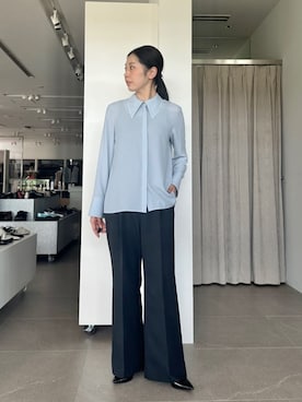 「EMMEL REFINES（エメルリファインズ）のアイテム」を使った、taniai_hさん（レディース・162cm）の夏コーディネート