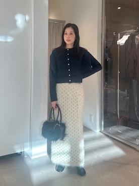 「アイテム（チャーム）」を使った、taniai_hさん（レディース・162cm）の冬コーディネート