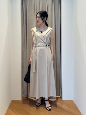 「EMMEL REFINES（エメルリファインズ）のアイテム」を使った、taniai_hさん（レディース・161cm）の夏コーディネート