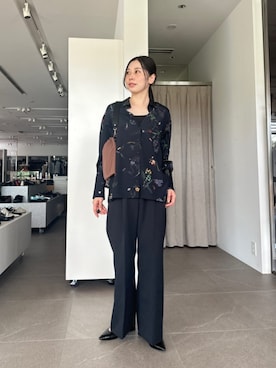 「EMMEL REFINES（エメルリファインズ）のアイテム」を使った、taniai_hさん（レディース・162cm）の夏コーディネート