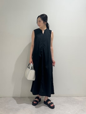 「EMMEL REFINES（エメルリファインズ）のアイテム」を使った、taniai_hさん（レディース・162cm）の夏コーディネート