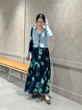 「green label relaxing（グリーンレーベルリラクシング）のアイテム（パンプス）」を使った、taniai_hさん（レディース・162cm）の秋コーディネート