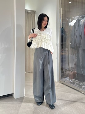 「アイテム（チャーム）」を使った、taniai_hさん（レディース・162cm）の冬コーディネート