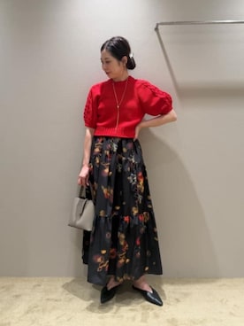 「アイテム（バレッタ/ヘアクリップ）」を使った、taniai_hさん（レディース・162cm）の秋コーディネート