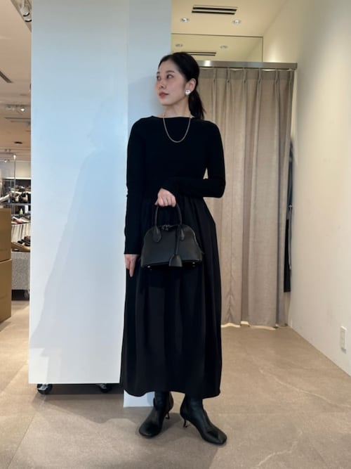 EMMEL REFINES＞EM ウェーブキリカエ ドッキング ワンピース