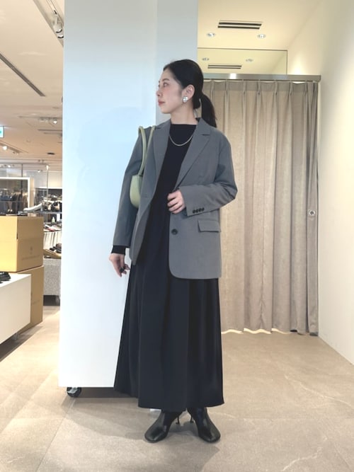 EMMEL REFINES＞EM ウェーブキリカエ ドッキング ワンピース