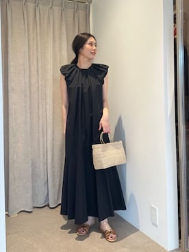 「EMMEL REFINES（エメルリファインズ）のアイテム」を使った、taniai_hさん（レディース・161cm）の夏コーディネート
