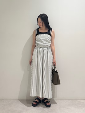 「EMMEL REFINES（エメルリファインズ）のアイテム」を使った、taniai_hさん（レディース・162cm）の夏コーディネート