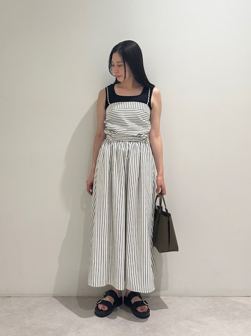 ＜EMMEL REFINES＞EM ストライプ キャミワンピース EMMEL REFINES ワンピース 「EMMEL REFINES」EM ストライプ