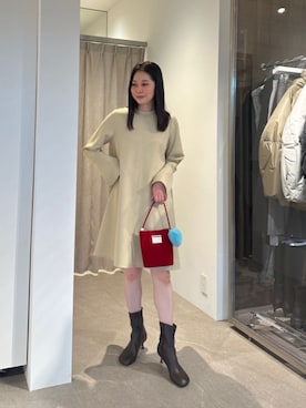 「アイテム（チャーム）」を使った、taniai_hさん（レディース・162cm）の秋コーディネート