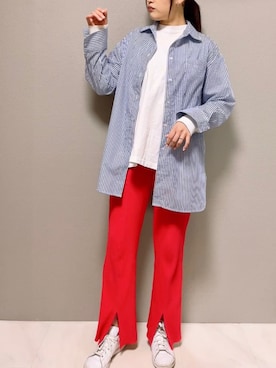 𝐲𝐮_𝐦𝐢𝐧さん（レディース・162cm）の春コーディネート