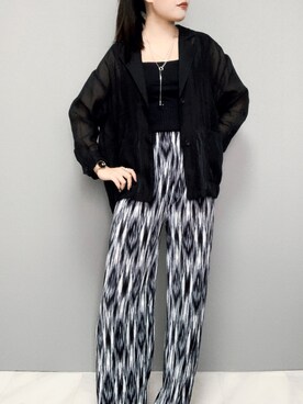 𝐲𝐮_𝐦𝐢𝐧さん(レディース・162cm)の夏コーディネート