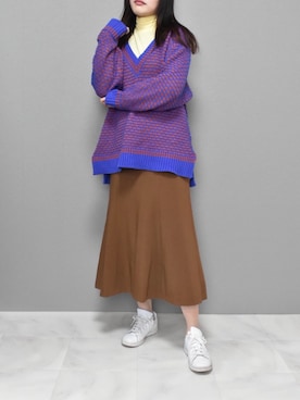 「OUTLET（アウトレット）のアイテム」を使った、𝐲𝐮_𝐦𝐢𝐧さん（レディース・162cm）の冬コーディネート