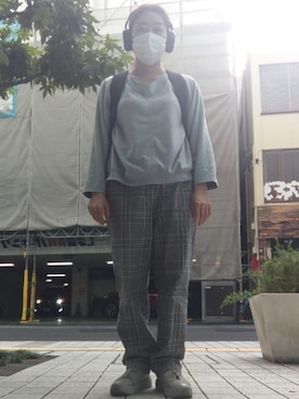 𐋏𐊫𐊯𐊦𐊦 𐊋𐊠𐊪𐊠さんの（GU | ジーユー）を使ったコーディネート