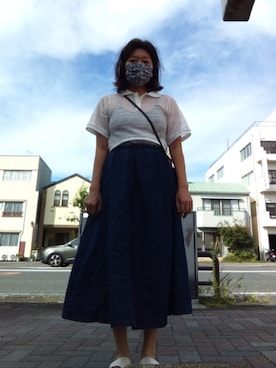 「静岡」｜🤕さん（レディース・164cm）の夏コーディネート