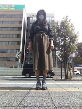 「AEON STYLE（イオンスタイル）のアイテム」を使った、🤕さん（レディース・164cm）の春コーディネート