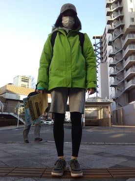 「KANGOL（カンゴール）のアイテム」を使った、🤕さん（レディース・164cm）の春コーディネート