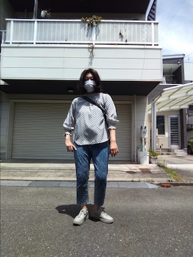 「BELLUNA（ベルーナ）のアイテム」を使った、🤕さん（レディース・164cm）の春コーディネート