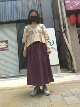 「静岡」｜🤕さん（レディース・164cm）の夏コーディネート