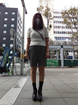 「FRUIT OF THE LOOM（フルーツオブザルーム）のアイテム」を使った、🤕さん（レディース・164cm）の秋コーディネート