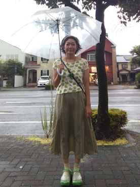 「crocs（クロックス）のアイテム」を使った、🤕さん（レディース・164cm）の春コーディネート