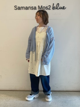 「ehka sopo（エヘカソポ）のアイテム（ワンピース/ドレス）」を使った、オオツカさん（レディース・149cm）の春コーディネート