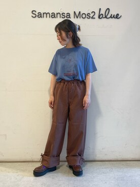 「夏秋ミックス」｜「アイテム（パンツ）」を使った、オオツカさん（レディース・149cm）の夏コーディネート