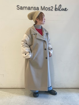 「ehka sopo（エヘカソポ）のアイテム（その他アウター）」を使った、オオツカさん（レディース・149cm）の秋コーディネート