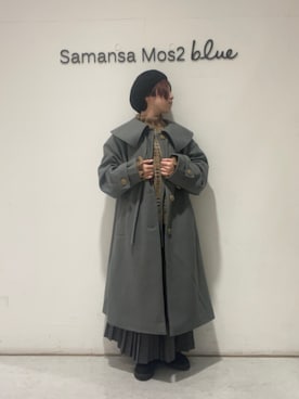 「ehka sopo（エヘカソポ）のアイテム（ハンチング/ベレー帽）」を使った、オオツカさん（レディース・149cm）の秋コーディネート