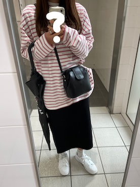「ISOOK（アイスー）のアイテム（バッグ）」を使った、のさん（レディース・159cm）の秋コーディネート