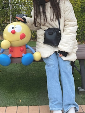 「ISOOK（アイスー）のアイテム（バッグ）」を使った、のさん（レディース・159cm）の春コーディネート