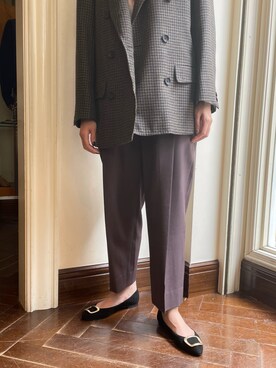「FABIO RUSCONI（ファビオルスコーニ）のアイテム（パンプス）」を使った、wataruiさん（レディース・166cm）の秋コーディネート